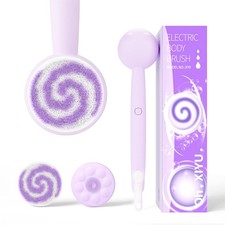 Oh,XIYU. Electric Back Scrubber for Shower Body Brush, Waterproof Shower Body Sc