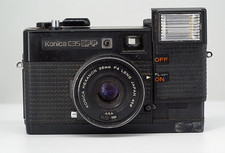 Konica C35 EF P, Hexanon 38mm F 4, Rangefinder Film Camera, Used, Untested