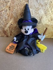 Disneyland Happy Halloween 2004 Witch Minnie Mouse Bean Bag Plush 11" Toy