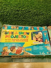 Vintage UNTESTED 1964 Kenner Give A Show-Projector 505 Set Popeye