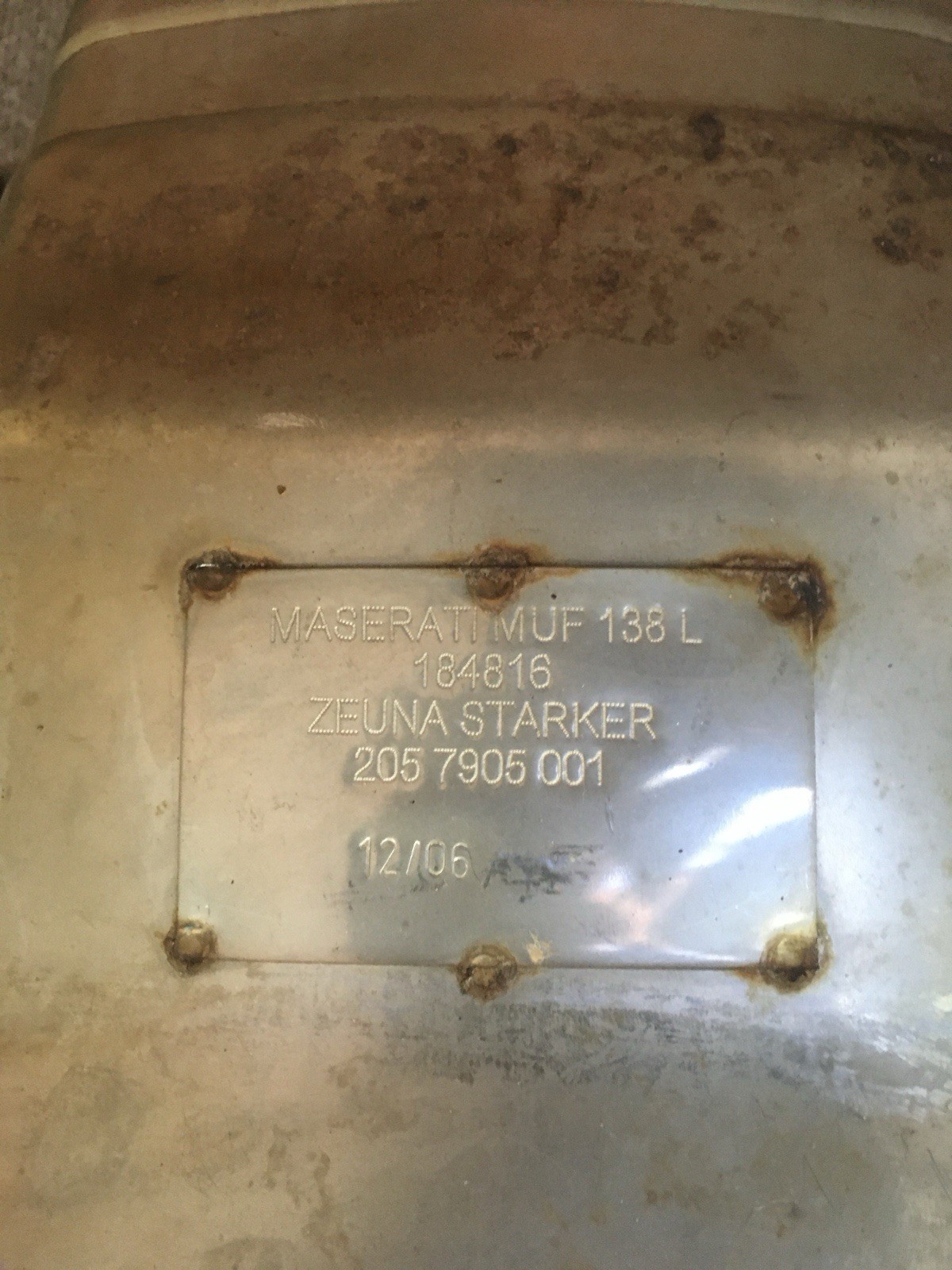 Maserati 4200 M138 Coupe Rear Mufflers Very Good Condition From 2006 20K Coupe