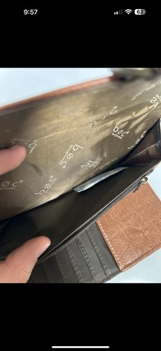 BOC Brown Flap Trifold Wallet - Bild 12 von 15