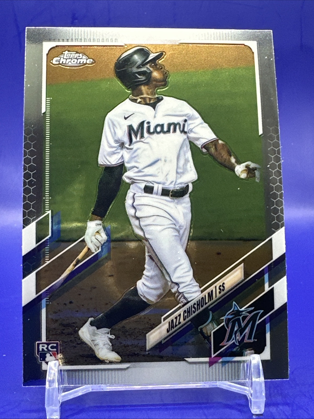 2021 Topps Chrome - Base Rookie #144 Jazz Chisholm - (RC)