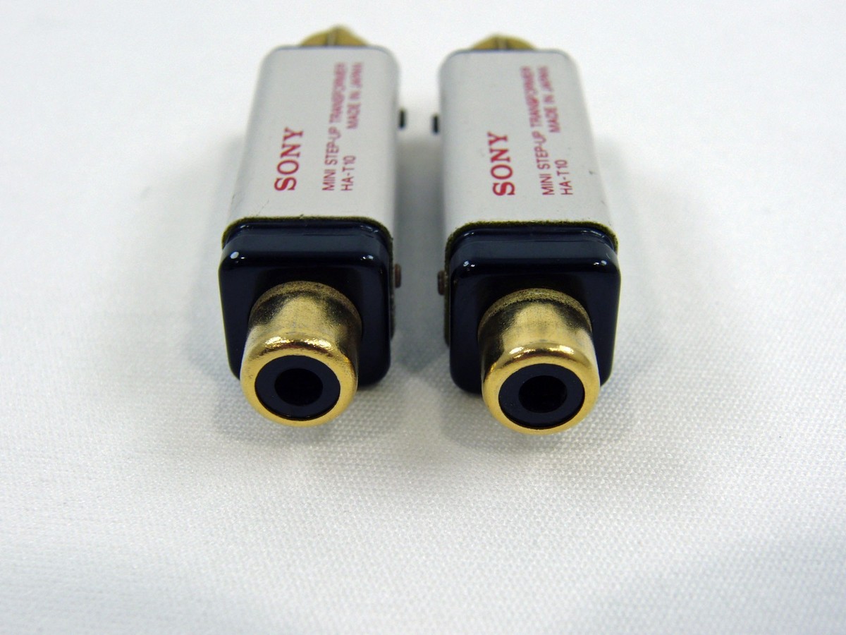 Sony HA-T10 MC Cartridge Step-Up Transformer Pair Audio Accessory