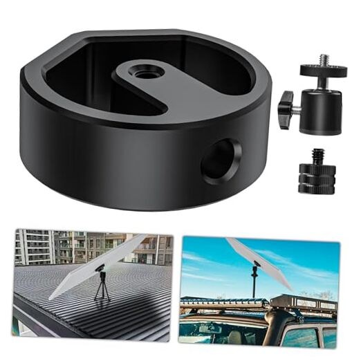 Aazon.co : Tripod Adapter For Starlink Ini New Version Pipe Adapter, Aluinu Alloy, With 1/4