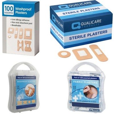 Stoff- & Waschfeste Pflaster Steril Wasserabweisend Allergiearm Latexfrei Flex