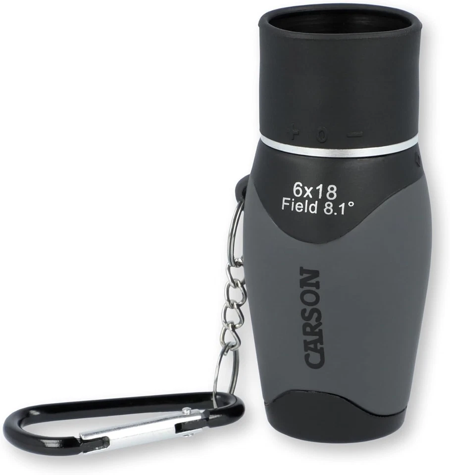 6x18 MiniMight Compact Monocular with Carabiner Clip - image 2 of 4