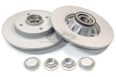 Bremsscheibensatz hinten 249x9 für Peugeot 308 