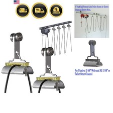 Carrello portacavi per paranco elettrico cavo binario C sistema festone per gru