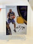 Shaquille O'Neal Patch Auto /40 2016-17 Immaculate #P-SHQ GAME WORN Lakers