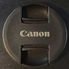 Canon OEM E-55 55mm Genuine Lens Cap Snap-On Front Cover for Canon DSLR Cameras