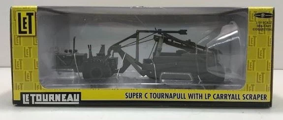 Spec-Cast CON011 1:50 LeTourneau Super C Tournapull with LP Carryall Scraper - Image 2 of 2