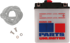 PARTS UNLIMITED Conventional Battery Fits 6N6...