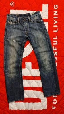 DIESEL × adidas Distressed Straight Denim Jeans W28 limited From
