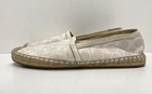 Coach Carina Signature Canvas Espadrille White Grey Shoes Women's Size 7B — photo 1