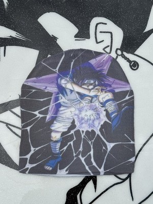 SASUKE NARUTO ANIME MANGA ALL OVER PRINT DOUBLE SIDED BEANIE