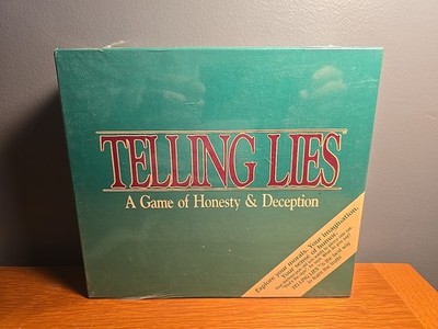 Telling Lies - A Board Game of Honesty & Deception Vintage 1986 NIB Sealed
