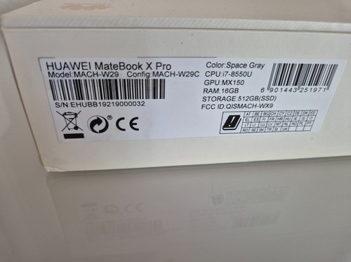 HUAWEI Matebook X Pro MACH-W29C Touchscreen Display Intel Core i7-8550U TOP! - Bild 14 von 16