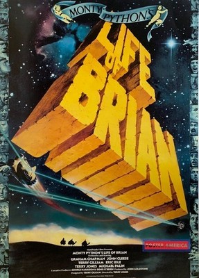Monty Python s Life of Brian Rare 2002 UK Import Poster 24 x 33.75