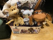 Star Wars Galaxy of Creatures Stitchlings Plush Lot Salacious Crumb Rancor Box