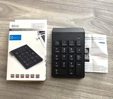 Bluetooth Number Pad, Portable Wireless Bluetooth, Numeric Keypad Keyboard.