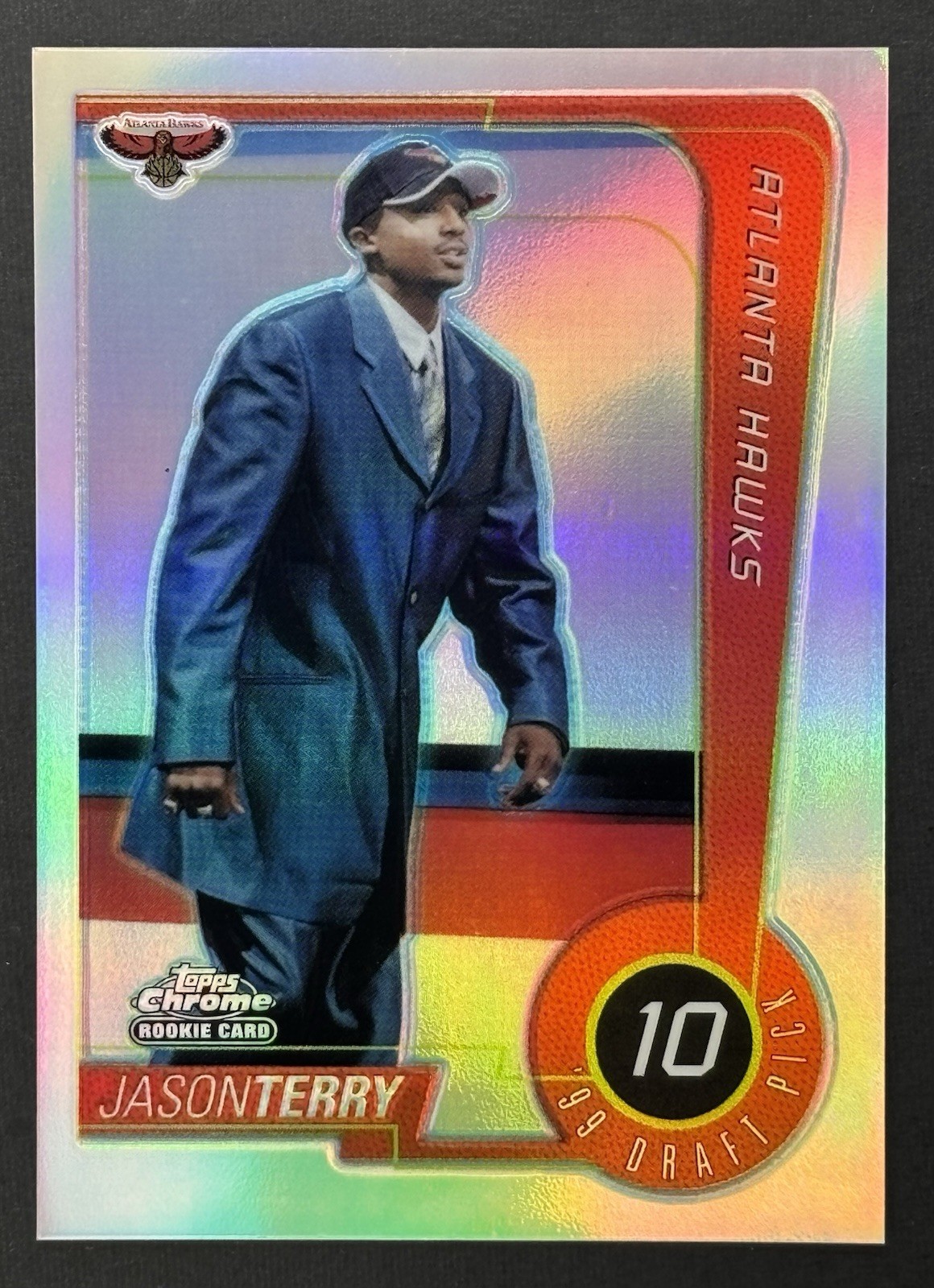 1999-00 Topps Chrome Jason Terry Refractor Rookie RC #111 Hawks