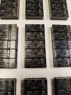 Box of 100 - G5RL-1A-LN 12VDC Omron Power Relay 12V 12A SPST (29x12.7x15.7) mm