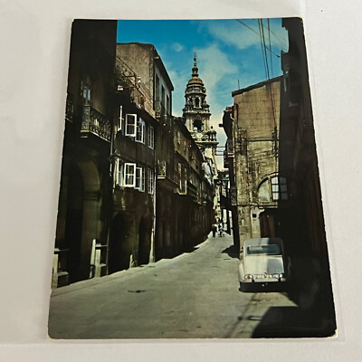 SANTIAGO DE COMPOSTELA Rua del Villor Galicia Spain Postcard