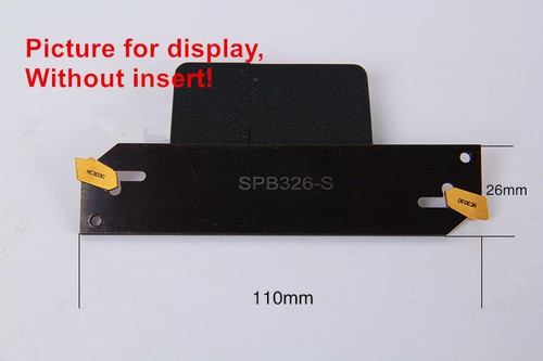 Hoja de separación externa SPB332-S de 32 mm de altura para inserto de carburo Korloy SP300 - Imagen 6 de 8