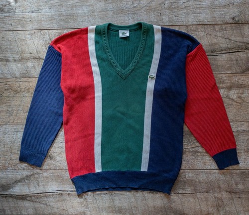 Lacoste vintage sweater size 4 mens 