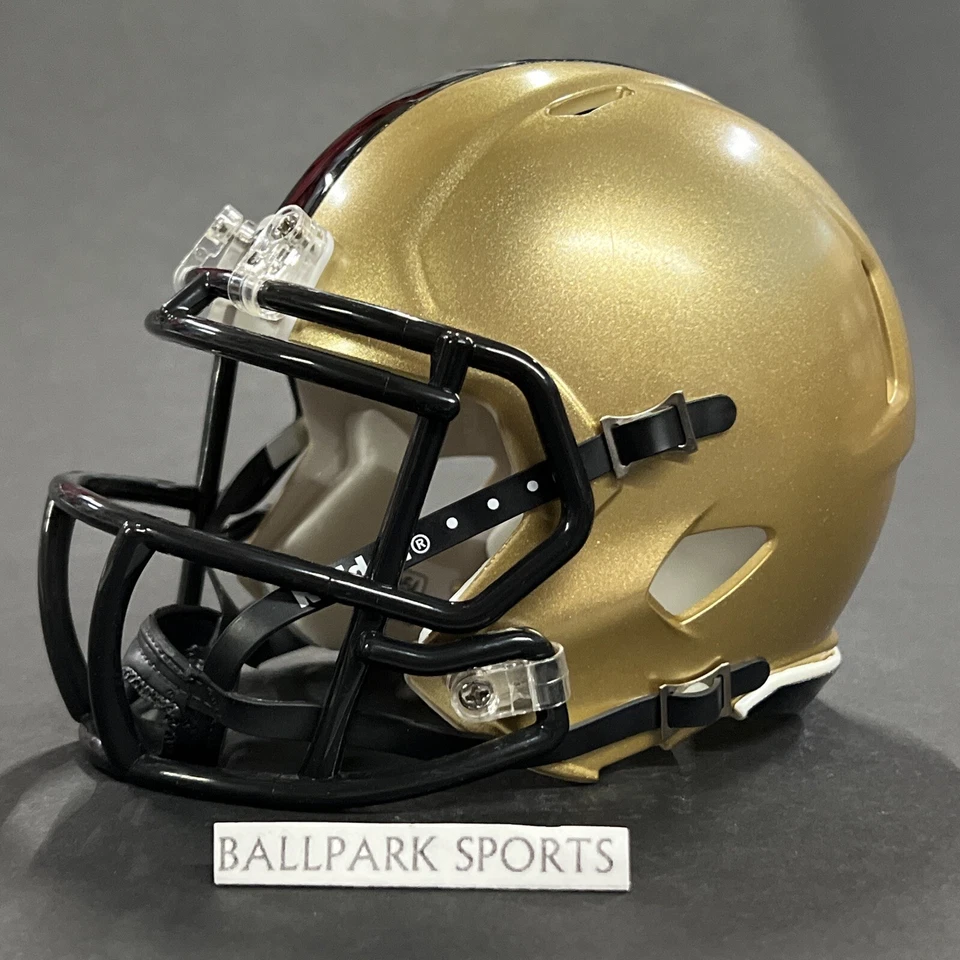 Mini Casco de Velocidad de Caballeros Negros del Ejército Riddell con Licencia NCAA ¡Nuevo! Foto 4 de 4