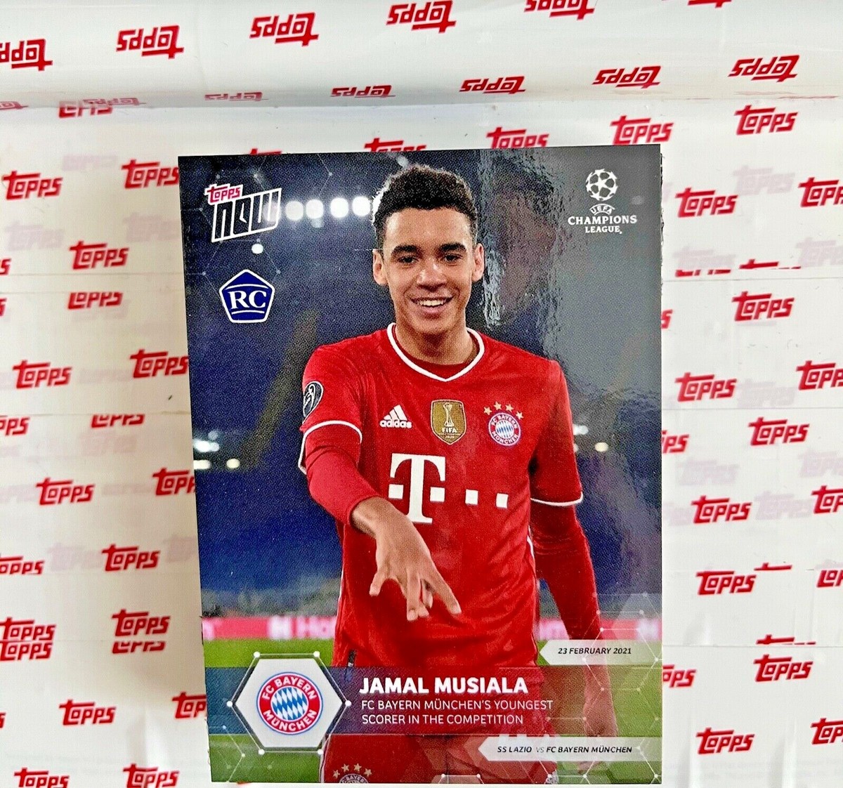 Jamal Musiala FC Bayern München's Youngest scorer UCL TOPPS NOW