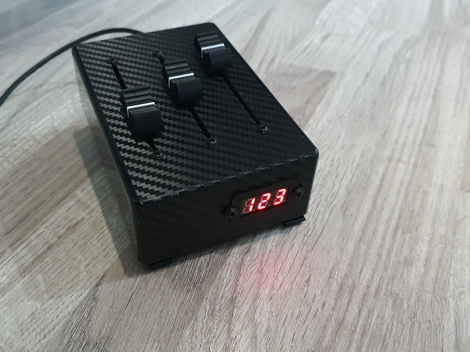 USB und DIN MIDI Controller 3 Fader programmierbar CC#/Kanal/Bereich DAW/SYNTH