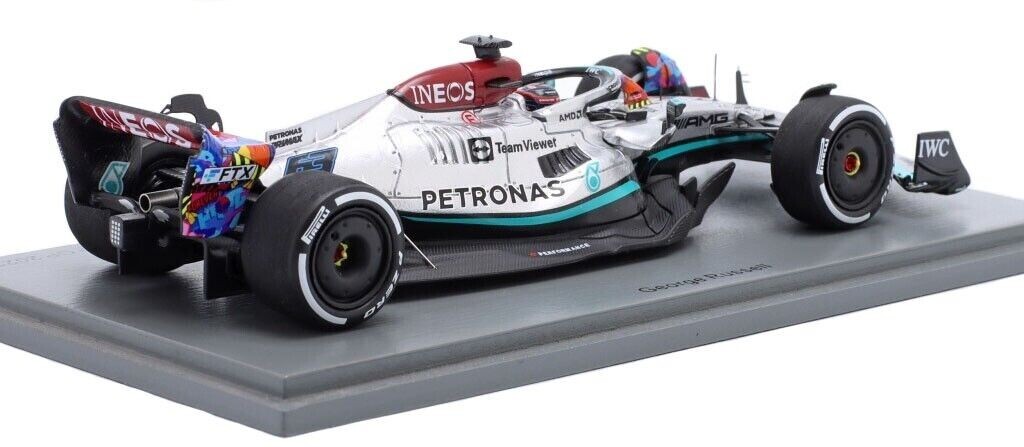自動車 Spark 1/43 Mercedes-AMG F1 W16 Miami GP Model Car 1:43 Spark F1 Formula 1 Mercedes W13 George Russell GP
