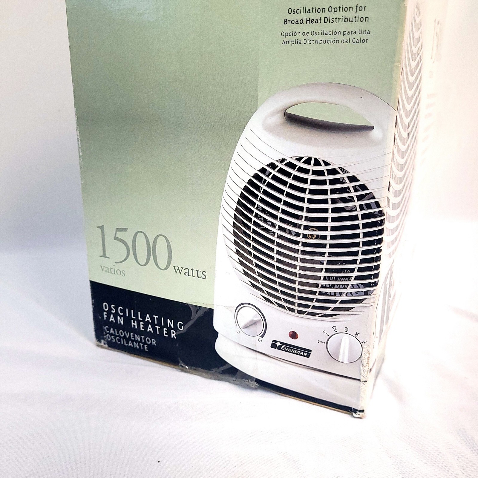 EVERSTAR 1500 WATT OSCILLATING HEATER u0026amp; FAN CERAMIC MODEL HPV-25 | eBay