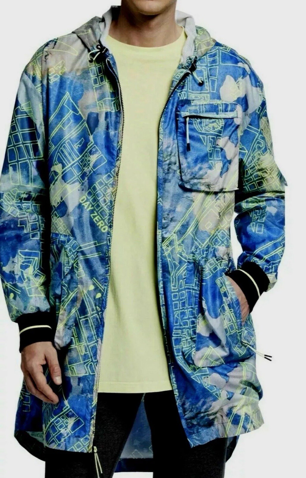 $250 PUMA x Central Saint Martins AOP Jacket Day Zero Parka 597194-02 Men Size M image 4