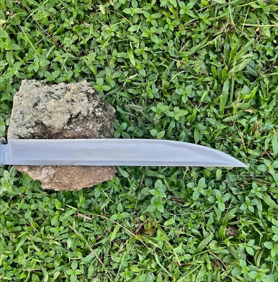 Espada Machete de Supervivencia Hoja de Acero al Carbono Hecha a Mano Personalizada | Caza | Camping Foto 4 de 4