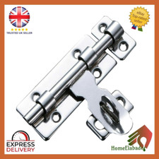 6 Inch Large Sliding Door Latch Lock Catch Heavy Duty Garden Gate Bolt Lock