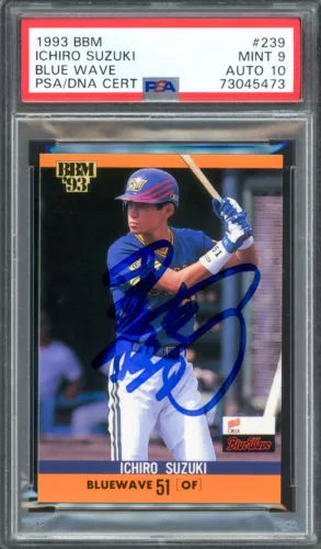 Ichiro Suzuki 1993 BBM RC PSA 9 Gem 10 Auto Signed In Kanji PSA/DNA 73045473
