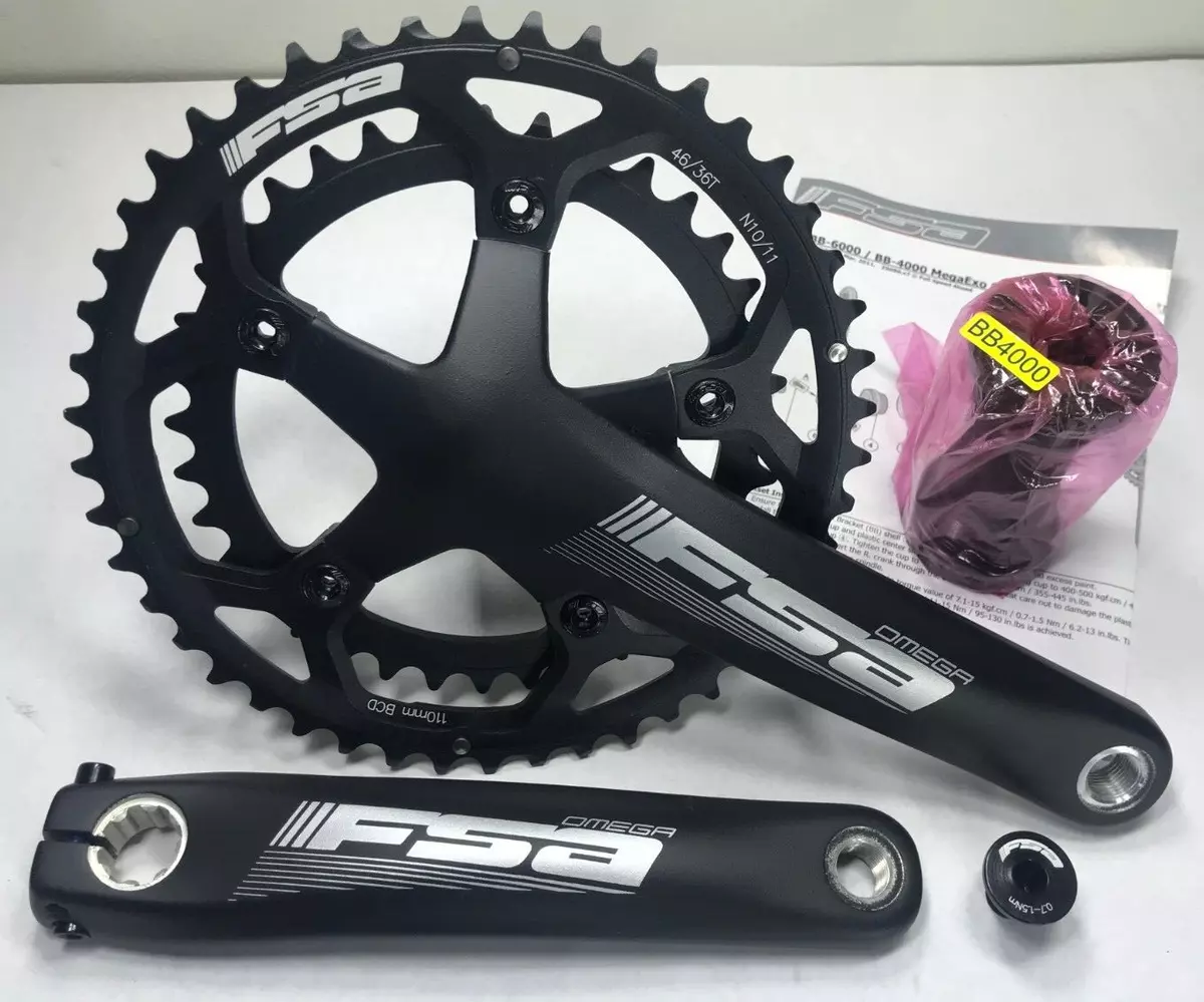Fsa omega cheap crankset