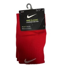 NEW Nike Classic Cushioned Knee High Soccer Socks Red Youth 3 - 5 Years