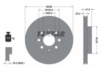 Bremsscheibe Chevrolet P. Aveo/Kalos/Spark 1.0-1.6 04-