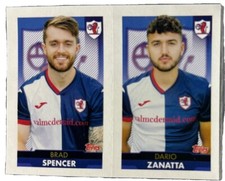 Topps SPFL 2021/22 - # 359 A-B BRAD SPENCER-DARIO ZANATTA - Raith Rovers