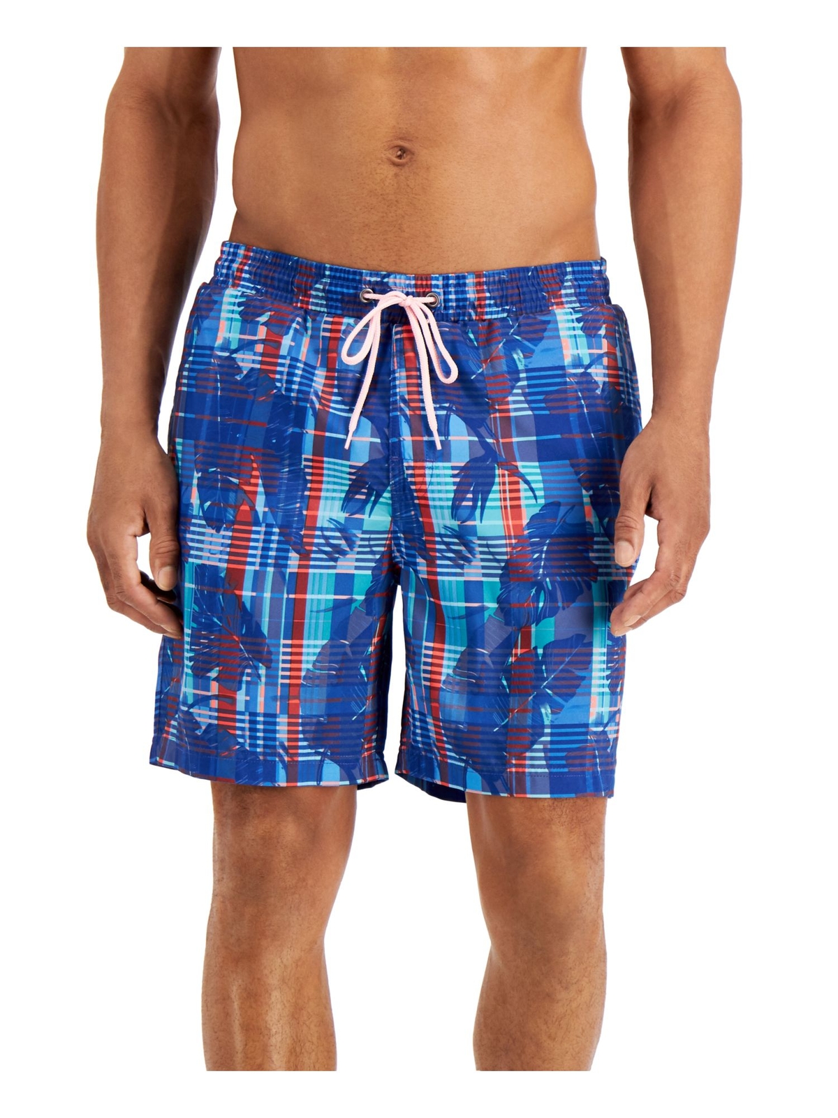 КЛУБНЫЕ мужские темно-синие шорты классического покроя с принтом на подкладке из шнурков XXL 2890₽