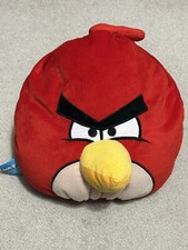 Red Angry Birds Plush Stuffed Animal Toy 12 Vintage