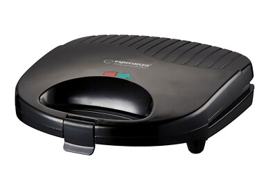 5901299954492 Esperanza EKT009 Sandwich Toaster 1000W Schwarz Esperanza