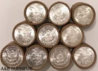 (10) 1878-1904 MORGAN DOLLARS COIN ROLL “STUNNING GEMS” BU UNCIRCULATED 90% SIL.