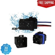 4-PIN 40/30 AMP 12 V DC Waterproof Relay Kit Harness Socket - Heavy Duty 12