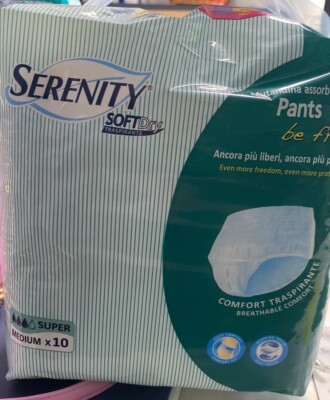 80 Windeln SERENITY be free Pants.super tag.M Slip Pul Up für Erwachsene 80-120cm