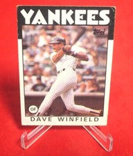 Dave Winfield 1986 Baseball Card TOPPS #70